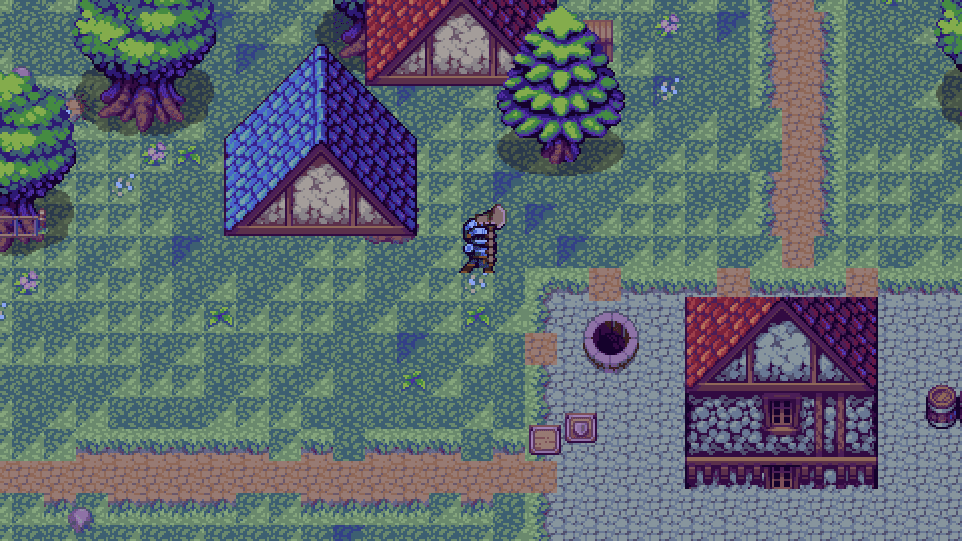 Escenario Forest Village en Ashfire Keep