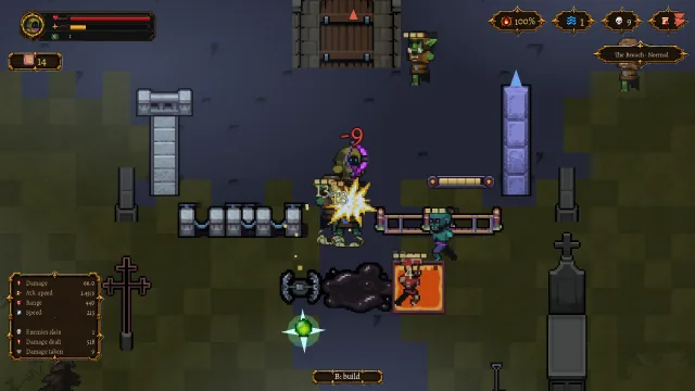 Ashfire Keep — Muros, torres y trampas entre oleadas