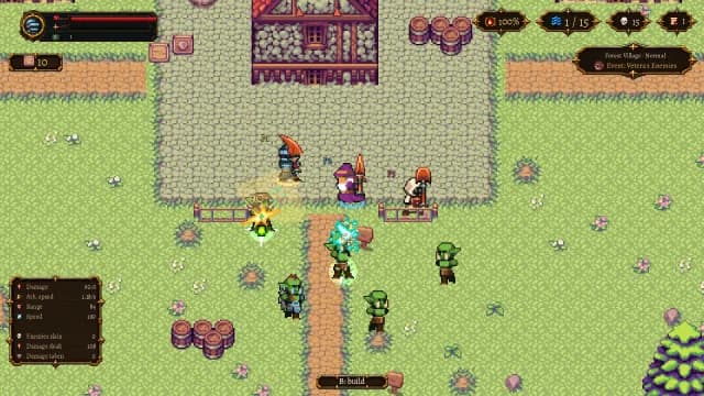 Ashfire Keep — Coop en el sillón: tres clases defienden Forest Village.